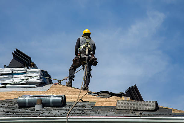 Professional Roof Replacement technician working in Towaco, NJ